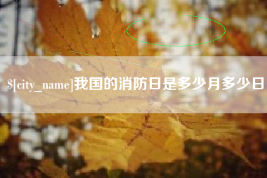 广饶我国的消防日是多少月多少日