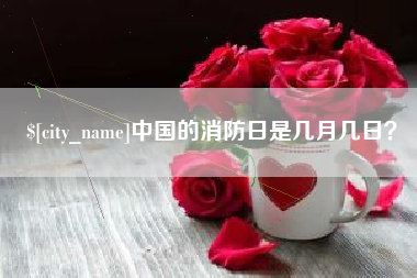 广饶中国的消防日是几月几日？