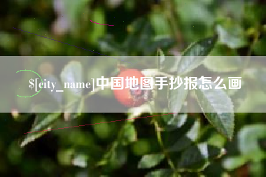广饶中国地图手抄报怎么画