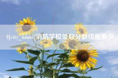 广饶消防学校录取分数线是多少