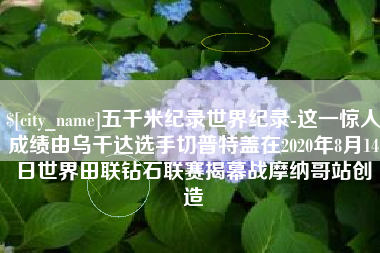 广饶五千米纪录世界纪录-这一惊人成绩由乌干达选手切普特盖在2020年8月14日世界田联钻石联赛揭幕战摩纳哥站创造