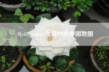 广饶九宫对应中国地图