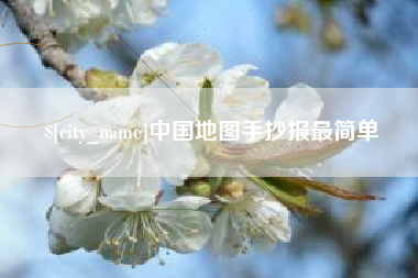 广饶中国地图手抄报最简单