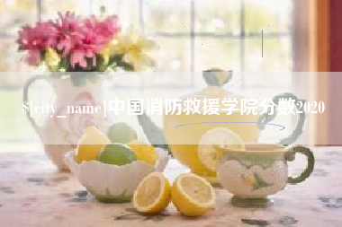 广饶中国消防救援学院分数2020