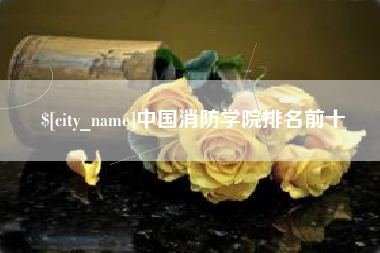 广饶中国消防学院排名前十