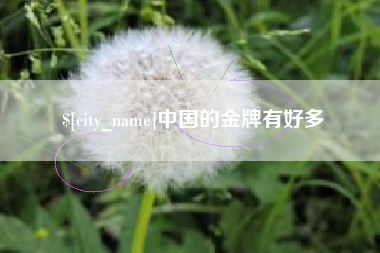 广饶中国的金牌有好多