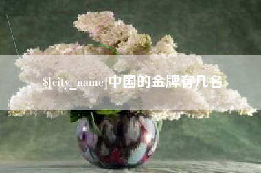 广饶中国的金牌有几名