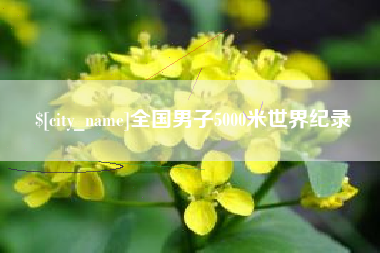 广饶全国男子5000米世界纪录