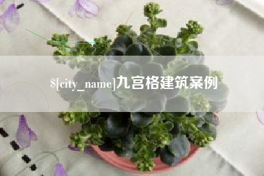 广饶九宫格建筑案例