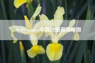 广饶中国地图高清原图