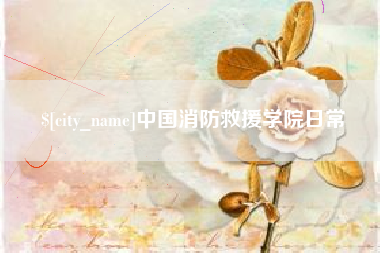 广饶中国消防救援学院日常