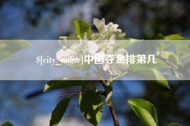 广饶中国夺金排第几