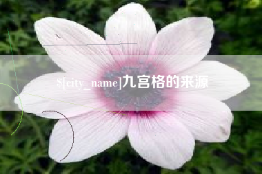 广饶九宫格的来源