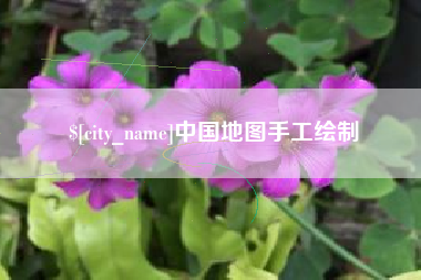 广饶中国地图手工绘制