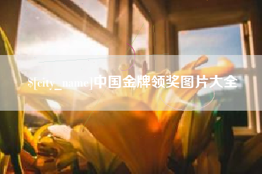 广饶中国金牌领奖图片大全
