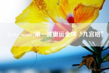 广饶第一波奥运金牌“九宫格”
