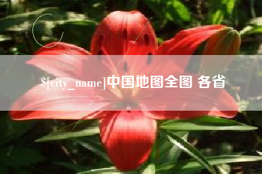 广饶中国地图全图 各省