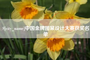广饶中国金牌图案设计大赛获奖名单