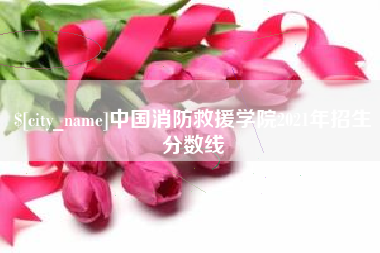 广饶中国消防救援学院2021年招生分数线