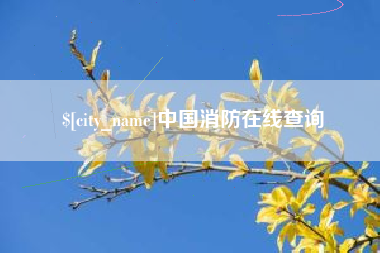 广饶中国消防在线查询