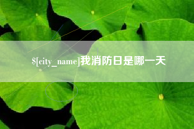 广饶我消防日是哪一天
