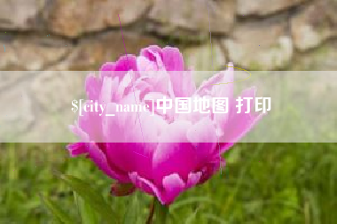 广饶中国地图 打印